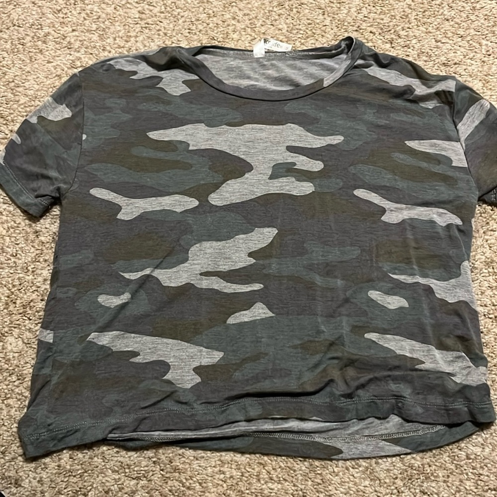 Camo Crop Top